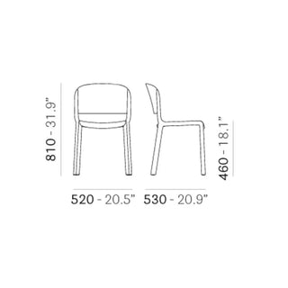 Pedrali Dome polypropylene chair