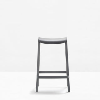 Pedrali Dome 267 stool H.25.6 inch Pedrali Anthracite grey GA - Buy now on ShopDecor - Discover the best products by PEDRALI design