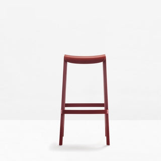 Pedrali Dome 267 stool H.25.6 inch Pedrali Red RO200 - Buy now on ShopDecor - Discover the best products by PEDRALI design