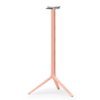 Pedrali Elliot high aluminium table base Pink RA100 3 Legs - Buy now on ShopDecor - Discover the best products by PEDRALI design