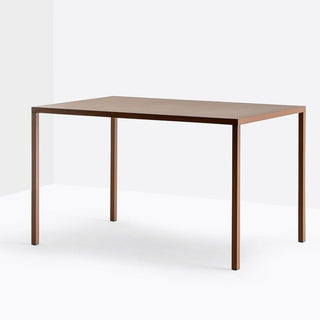 Pedrali Fabbrico TFA table 47.2x31.5 inch in rust powder coated steel - Buy now on ShopDecor - Discover the best products by PEDRALI design