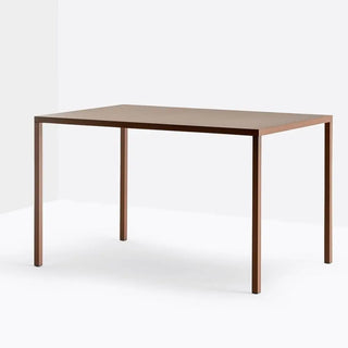 Pedrali Fabbrico TFA steel table Rust RUE 120x80 cm - Buy now on ShopDecor - Discover the best products by PEDRALI design
