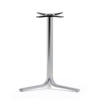 Pedrali Fluxo aluminium table base Polished aluminium LU 3 Legs - Buy now on ShopDecor - Discover the best products by PEDRALI design