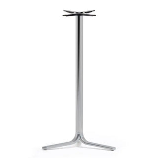 Pedrali Fluxo high aluminium table base Polished aluminium LU 3 Legs - Buy now on ShopDecor - Discover the best products by PEDRALI design