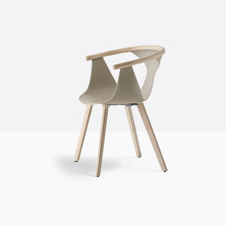 Pedrali Fox 3725 ash armchair with polypropylene shell - Buy now on ShopDecor - Discover the best products by PEDRALI design