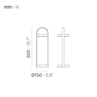 Pedrali Giravolta 1799 portable table/floor lamp