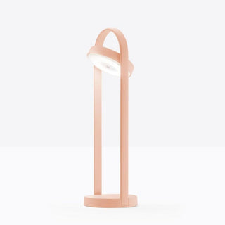 Pedrali Giravolta 1799/50 portable table/floor lamp outdoor H.19 11/16 inch Pedrali Pink RA100E - Buy now on ShopDecor - Discover the best products by PEDRALI design