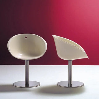 Pedrali Gliss swivel chair with round steel base