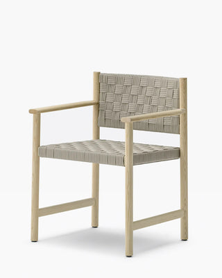 Pedrali Griante 3795 ash armchair with seat and backrest in polypropylene ribbon