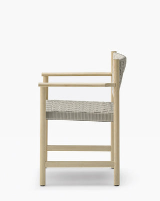 Pedrali Griante 3795 ash armchair with seat and backrest in polypropylene ribbon