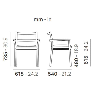Pedrali Guinea 3694 aluminium armchair with seat in waterproof textile mesh and cushion