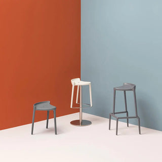 Pedrali Happy polypropylene stool - Buy now on ShopDecor - Discover the best products by PEDRALI design