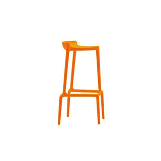 Pedrali Happy 490 plastic stool with seat H.75 cm. Pedrali Orange AR500E - Buy now on ShopDecor - Discover the best products by PEDRALI design
