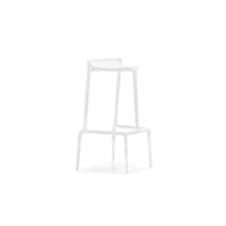 Pedrali Happy polypropylene stool White BI2 75 cm - Buy now on ShopDecor - Discover the best products by PEDRALI design