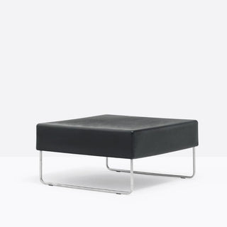 Pedrali Host Lounge 792 modular pouf-coffee table Black - Buy now on ShopDecor - Discover the best products by PEDRALI design