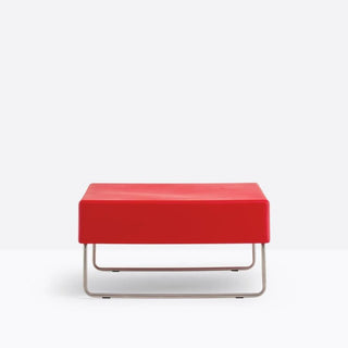 Pedrali Host Lounge 792 modular pouf-coffee table Pedrali Red RO400E - Buy now on ShopDecor - Discover the best products by PEDRALI design