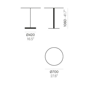 Pedrali Ikon 867 high table