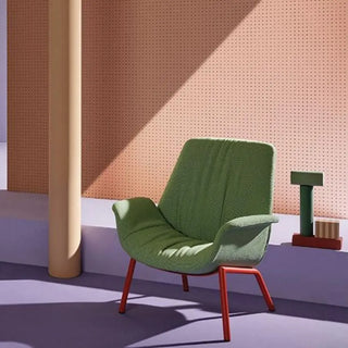 Pedrali Ila 2023 padded armchair in fabric