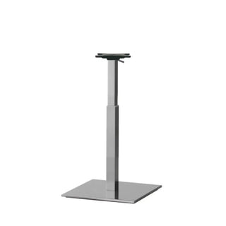 Pedrali Inox REG height adjustable table base with square base 40x40 cm. - 15.75x15.75 in.