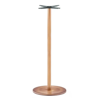 Pedrali Inox 4404 H1080 REG high table base with round base ø 45 cm. - 17.72 in.