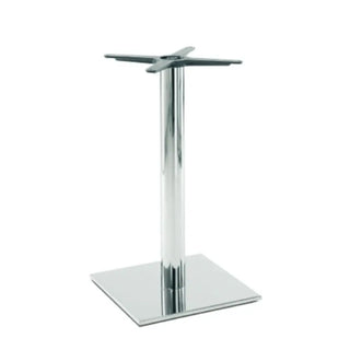 Pedrali Inox 4421 REG table base with square base 40x40 cm. - 15.75x15.75 in.