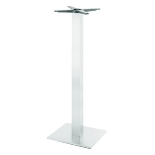Pedrali Inox 4444 H1080 REG high table base with square base 40x40 cm. - 15.75x15.75 in.