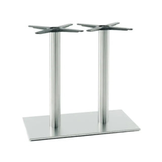 Pedrali Inox 4461 REG table base with rectangular base 75x40 cm - 29.53x15.75 in.