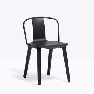 Pedrali Jamaica 2910 ash chair with steel backrest