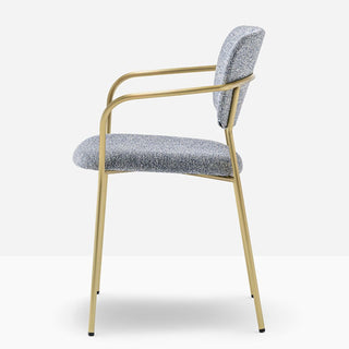 Pedrali Jazz 3704 padded chair with armrests - Buy now on ShopDecor - Discover the best products by PEDRALI design