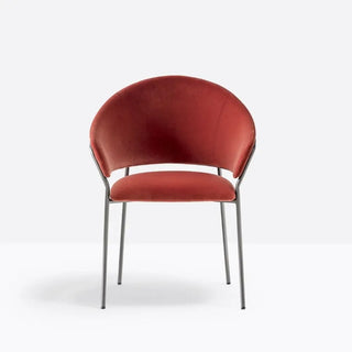 Pedrali Jazz 3716 upholstered armchair with steel frame