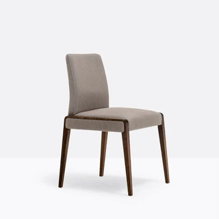 Pedrali Jil 520 upholstered chair with oak wood frame - Buy now on ShopDecor - Discover the best products by PEDRALI design
