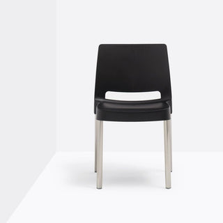 Pedrali Joi 870 stackable polypropylene chair Black - Buy now on ShopDecor - Discover the best products by PEDRALI design