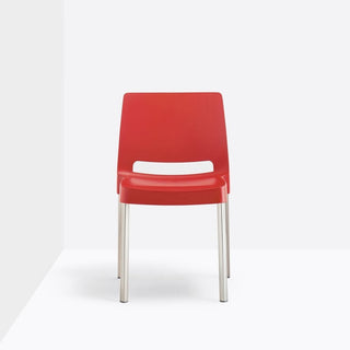 Pedrali Joi 870 stackable polypropylene chair Pedrali Red RO400E - Buy now on ShopDecor - Discover the best products by PEDRALI design