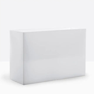 Pedrali Kado polyethylene vase White BI h. 60 cm - Buy now on ShopDecor - Discover the best products by PEDRALI design
