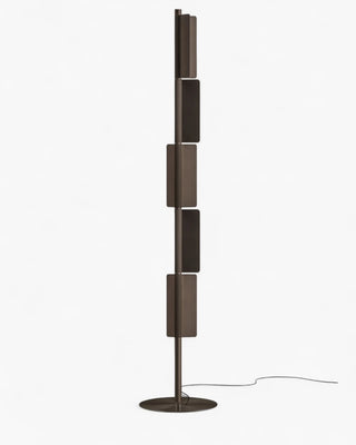 Pedrali Kawara L010T floor lamp with adjustable modules Antique Bronze BS 5 Modules - Buy now on ShopDecor - Discover the best products by PEDRALI design