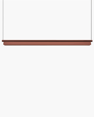 Pedrali Kawara L010S horizontal pendant lamp Terracotta TE200 160 cm - Buy now on ShopDecor - Discover the best products by PEDRALI design