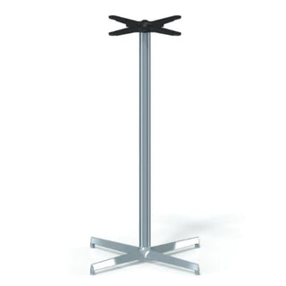 Pedrali Laja 5424 high table base with round base Ø 68 cm. - 26.77 in. Polished aluminium LU - Buy now on ShopDecor - Discover the best products by PEDRALI design