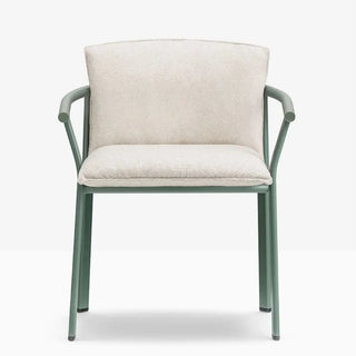 Pedrali Lamorisse 3684 aluminium chair with removable cushion
