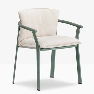 Pedrali Lamorisse 3684 aluminium chair with removable cushion