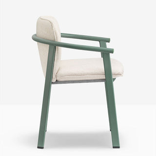 Pedrali Lamorisse 3684 aluminium chair with cushion - Buy now on ShopDecor - Discover the best products by PEDRALI design