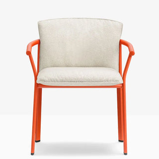 Pedrali Lamorisse 3684 aluminium chair with removable cushion