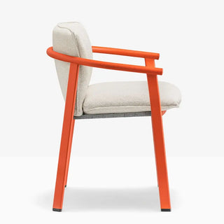 Pedrali Lamorisse 3684 aluminium chair with removable cushion
