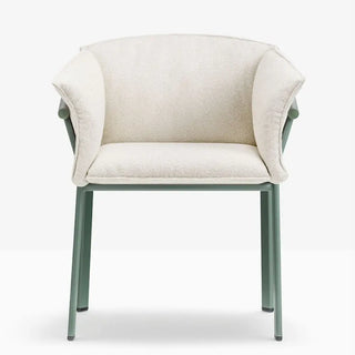 Pedrali Lamorisse 3685 aluminium armchair with removable cushion