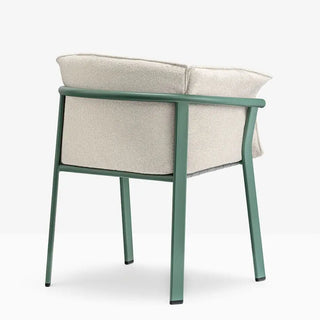 Pedrali Lamorisse 3685 aluminium armchair with removable cushion