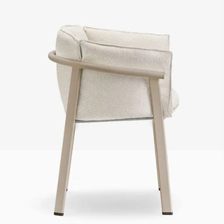 Pedrali Lamorisse 3685 aluminium armchair with removable cushion