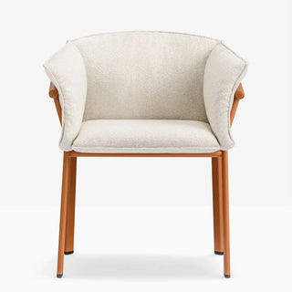 Pedrali Lamorisse 3685 aluminium armchair with removable cushion