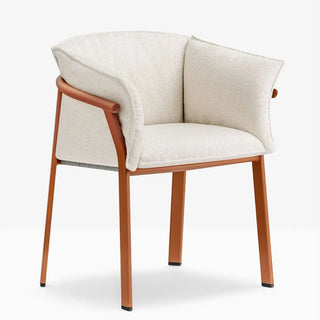 Pedrali Lamorisse 3685 aluminium armchair with removable cushion
