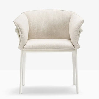 Pedrali Lamorisse 3685 aluminium armchair with removable cushion