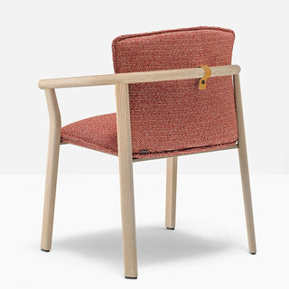 Pedrali Lamorisse Wood 3686 ash chair with cushion - Buy now on ShopDecor - Discover the best products by PEDRALI design