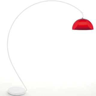 Pedrali Lighting Time L002T floor lamp with double polycarbonate diffuser and steel base
